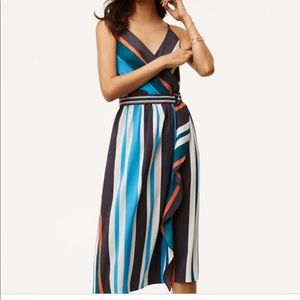 Loft Skyline Wrap Dress, size XS